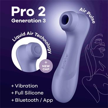 satisfyer pro 2 generation 3 con app y vibración violeta