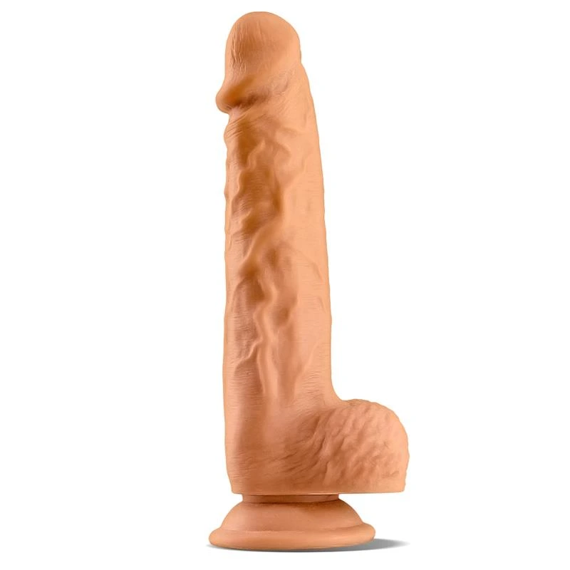 dildo realista con testiculos 23 cm natural andi - detalle 2