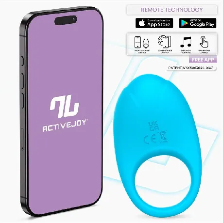 anillo vibrador con app unibody azul