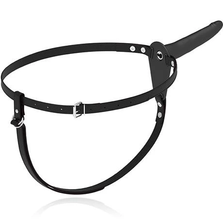 arnés con vibración flesh 15 cm negro fetish submiss