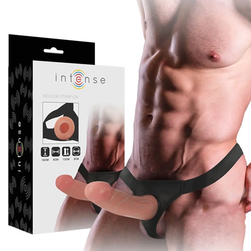 arnés hueco con dildo 16 x 3 intense