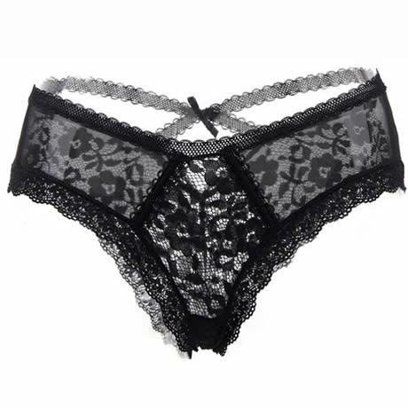 bragas con encaje florales negras tallas sm xl