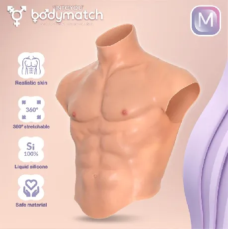 busto torso masculino boomax talla s m l - detalle 2