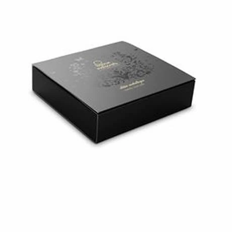 collar al pecho metalizado negro tipo joya desir metallique - detalle 4