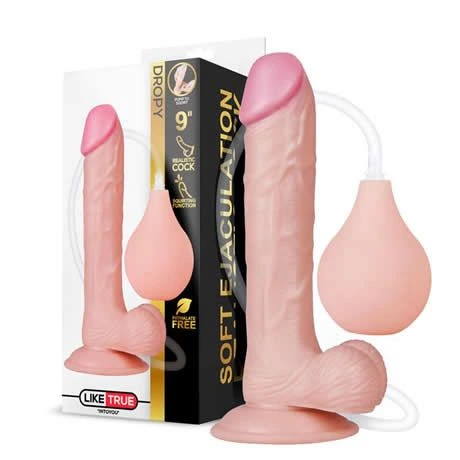 consolador con ventosa realista dropy con eyaculacion 9 - detalle 5