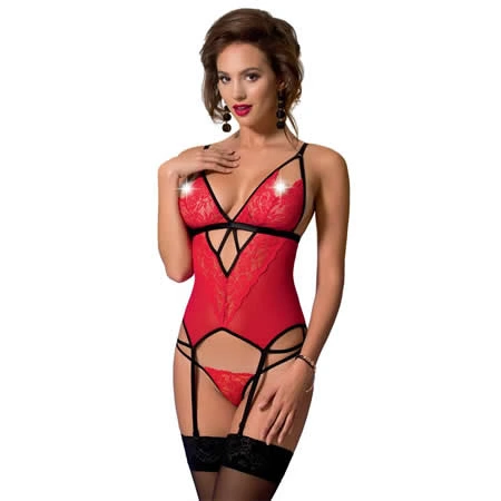 corset salome rojo avanue