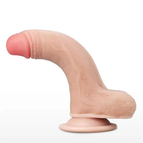 dildo realista con piel sliding 7 natural - detalle 2