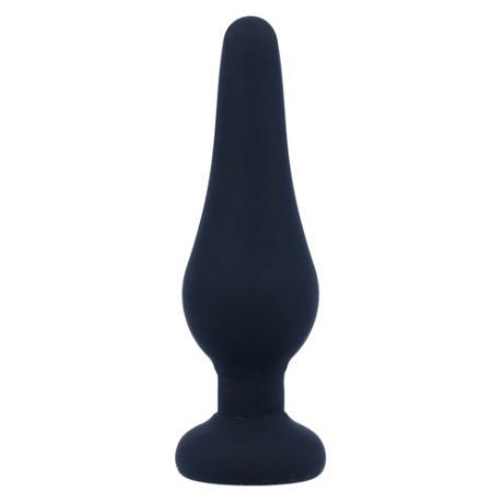 plug anal pipo silicona negro 10 cm