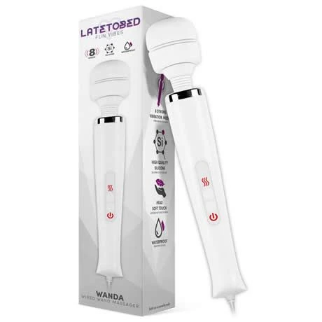 masajeador con cable blanco wanda latetobed
