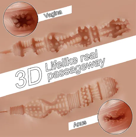 masturbador vagina y ano multiposicion vibracion tracy xise - detalle 2