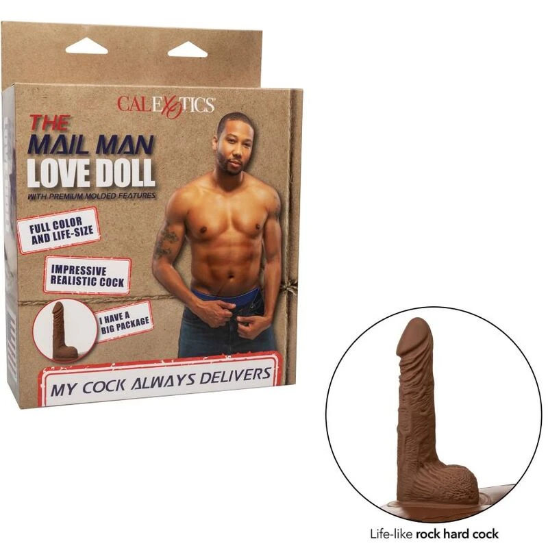 muñeco hombre sexual negro california exotics