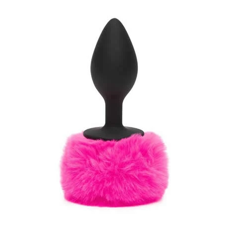 plug anal con cola rosa grande