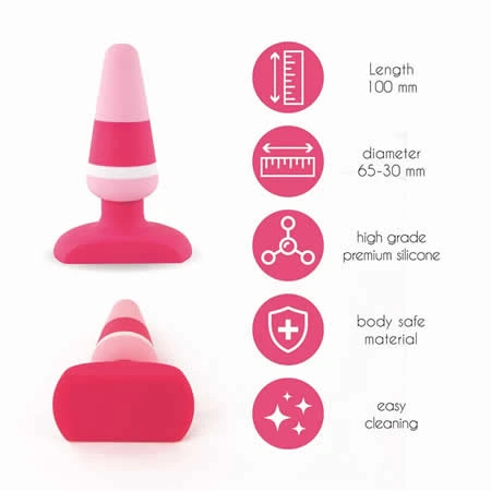 plug anal varios colores 9 cm - detalle 2