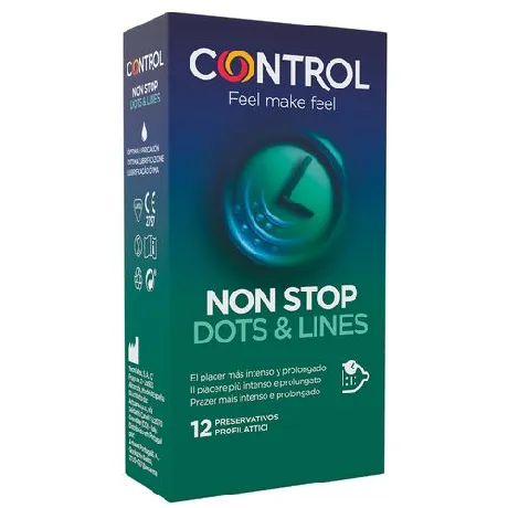 Preservativos control retardantes dots 12ud