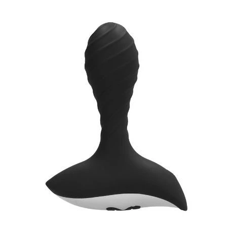 vibrador anal 10 funciones con relieve astor negro