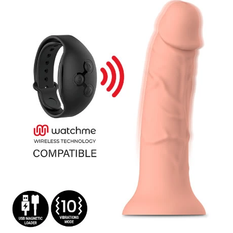 vibrador realista flexible mythology asher 18 cm - detalle 4