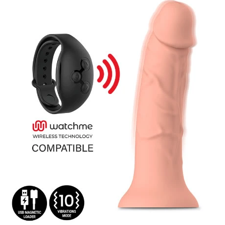 vibrador realista flexible mythology asher 20 cm - detalle 4