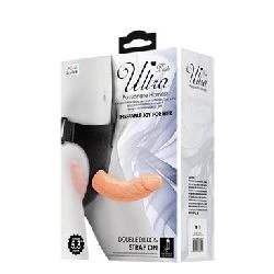 arnés con dildo doble realista baile - detalle 7