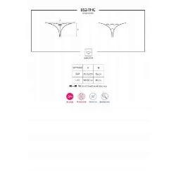 tanga de encaje 852 tho negro - detalle 7