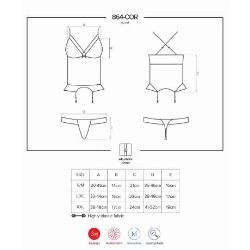 corset negro de encaje 864 cor 1 - detalle 5