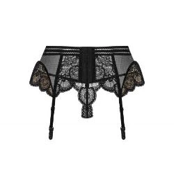 Set de liguero y tanga 853 gar 1 negro - detalle 4