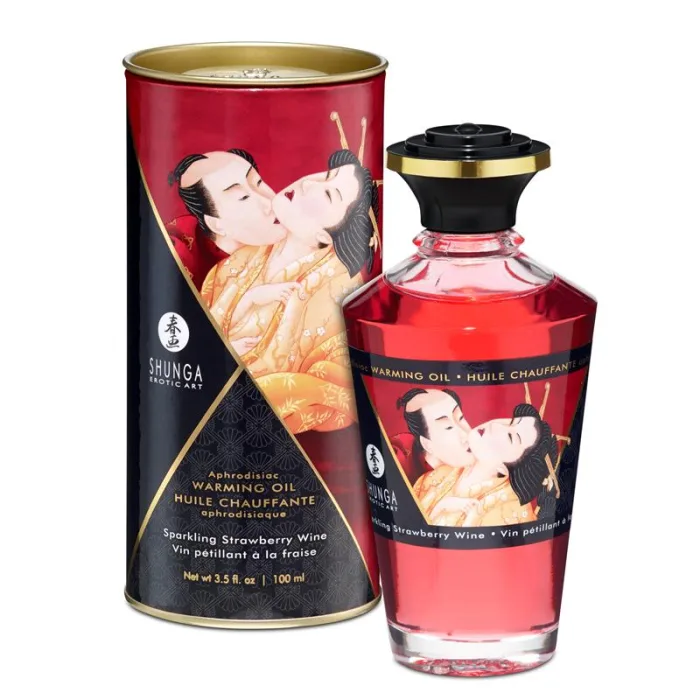 Aceite de Masaje Efecto Calor Aroma Vino