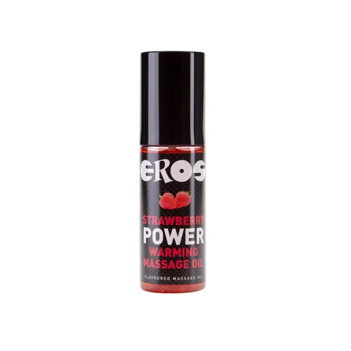 Aceite de Masaje Efecto Calor Fresa Power 100 Ml