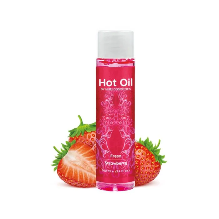 Aceite Hot Oil Efecto Calor Fresa 100 Ml