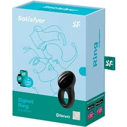 anillo con vibracion satisfyer signet ring - detalle 6