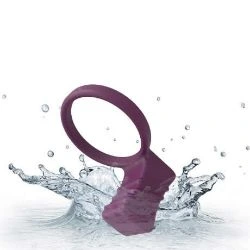 anillo para el pene de silicona purpura bergman - detalle 4