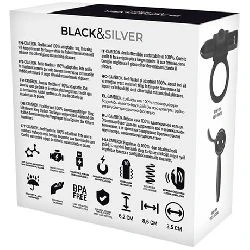 anillo vibrador cameron 10 tipos vibracion blacksilver - detalle 3