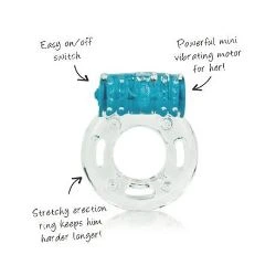 anillo vibrador colorpop plus azul - detalle 5