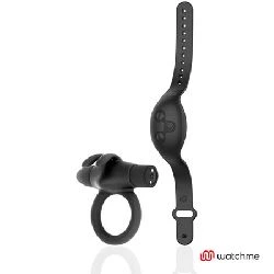 anillo vibrador control remoto watchme negro agron - detalle 3