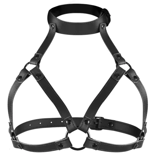 Arnés BDSM Ajustable de Pecho y Cuello Fetish Submissive - detalle 4