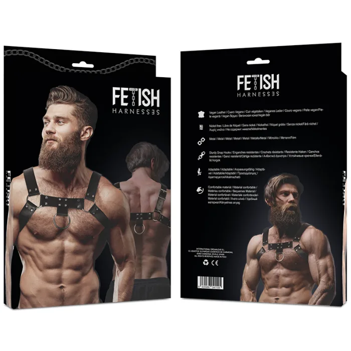 ARNÉS BDSM ECOPIEL PECHO HOMBRE - detalle 6
