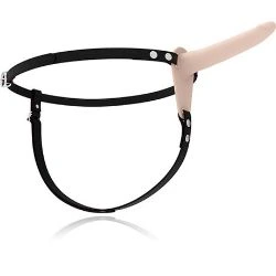arnes con dildo flesh de 15 cm fetish submissive - detalle 2