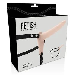 arnes con dildo flesh de 15 cm fetish submissive - detalle 3