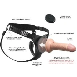 arnes con mando y vibrador anal dock gspot rpo harness - detalle 4