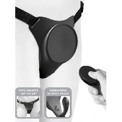 arnes con mando y vibrador anal dock gspot rpo harness