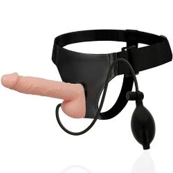 arnes con pene hinchable peter 18 harness attraction