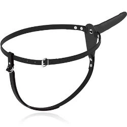 arnes con vibracion flesh 15 cm negro fetish submiss