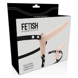 arnes con vibracion flesh de 15 cm fetish submissive - detalle 2