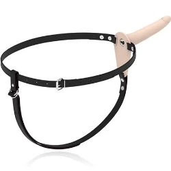 arnes con vibracion flesh de 15 cm fetish submissive - detalle 5