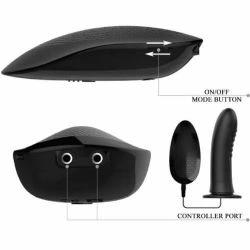 arnes con dildo hueco y vibracion - detalle 4