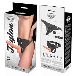arnes deluxe taylor dildo 18 cm harness attraction - detalle 5