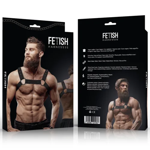 Arnés BDSM Deportivo Ajustable de Neopreno para Pecho Hombre - detalle 4
