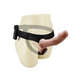 arnes dildo doble con vibracion natural 18 cm baile - detalle 3
