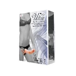 arnes dildo doble con vibracion natural 18 cm baile - detalle 8