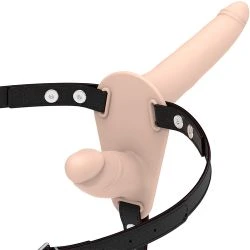 arnés doble penetracion flesh color natural 15 cm fetish submissive - detalle 2