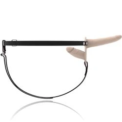 arnés doble penetracion flesh color natural 15 cm fetish submissive - detalle 3
